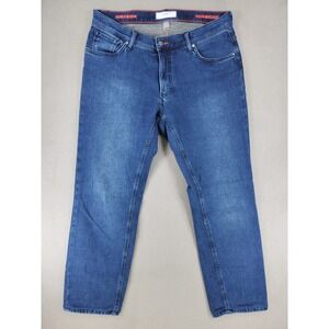 Brax Jeans‎ Men's 36x27 Blue Canvas Denim Stretch Chuck Relax Flex 5-Pocket